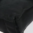 PRADA Shoulder Bag Nylon Leather Black Auth 127955-9