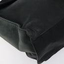 PRADA Shoulder Bag Nylon Leather Black Auth 127955-14
