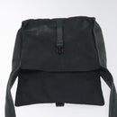 PRADA Shoulder Bag Nylon Leather Black Auth 127955-17