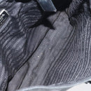 PRADA Shoulder Bag Nylon Leather Black Auth 127955-11