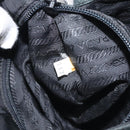 PRADA Shoulder Bag Nylon Leather Black Auth 127955-12