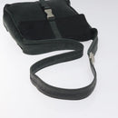 PRADA Shoulder Bag Nylon Leather Black Auth 127955-7