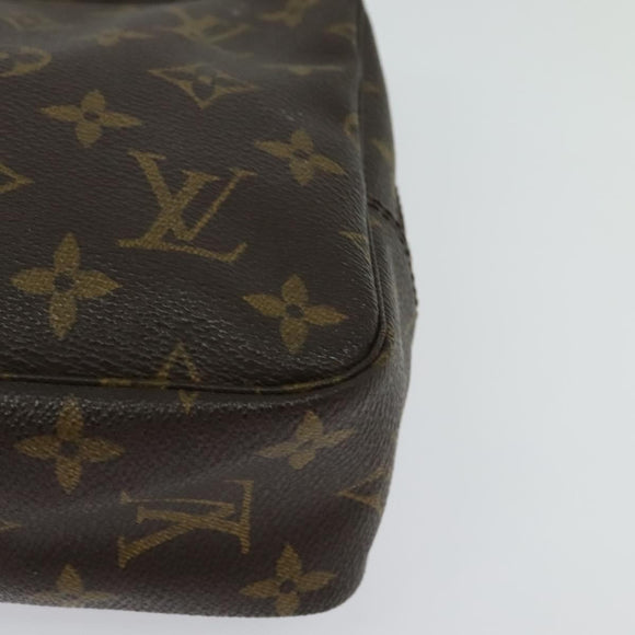 LOUIS VUITTON Monogram Trousse Toilette 23 Clutch Bag M47524 LV Auth 127956