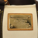 LOUIS VUITTON Antigua Cabas PM Hand Bag Ivory Brown M40039 LV Auth 127959-18