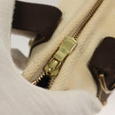 LOUIS VUITTON Antigua Cabas PM Hand Bag Ivory Brown M40039 LV Auth 127959-10