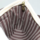 LOUIS VUITTON Antigua Cabas PM Hand Bag Ivory Brown M40039 LV Auth 127959-19