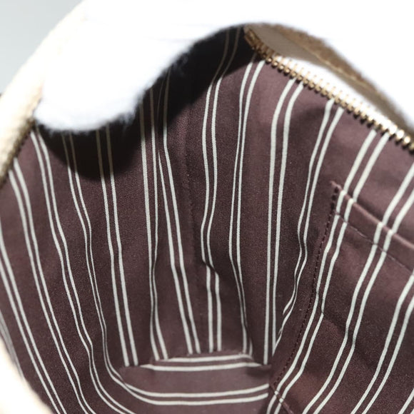 LOUIS VUITTON Antigua Cabas PM Hand Bag Ivory Brown M40039 LV Auth 127959