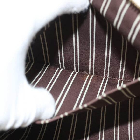 LOUIS VUITTON Antigua Cabas PM Hand Bag Ivory Brown M40039 LV Auth 127959