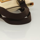 LOUIS VUITTON Antigua Cabas PM Hand Bag Ivory Brown M40039 LV Auth 127959-7