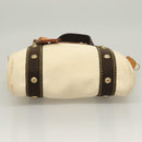 LOUIS VUITTON Antigua Cabas PM Hand Bag Ivory Brown M40039 LV Auth 127959-5