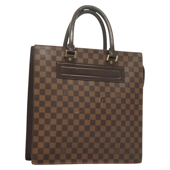 LOUIS VUITTON Damier Ebene Venice GM Hand Bag N51146 LV Auth 127962