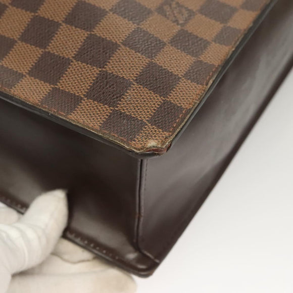 LOUIS VUITTON Damier Ebene Venice GM Hand Bag N51146 LV Auth 127962