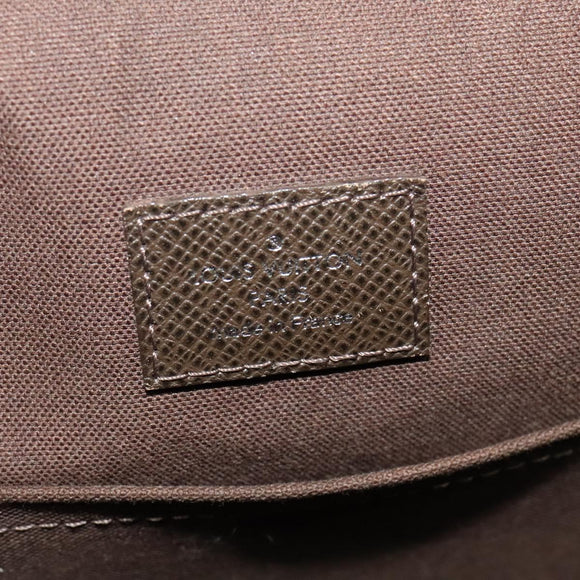 LOUIS VUITTON Taiga Andrei Shoulder Bag Grizzly M32488 LV Auth 127964