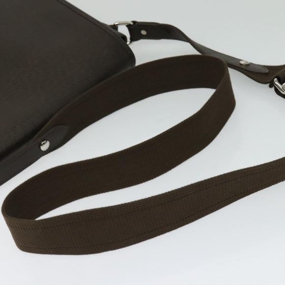 LOUIS VUITTON Taiga Andrei Shoulder Bag Grizzly M32488 LV Auth 127964