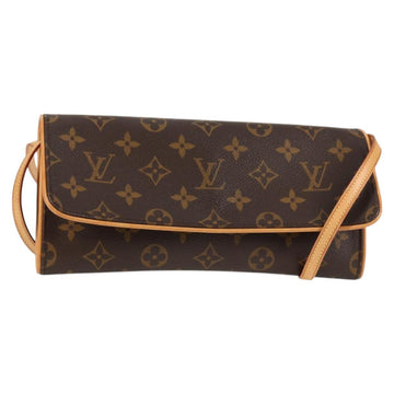 LOUIS VUITTON Monogram Pochette Twin GM Shoulder Bag M51852 LV Auth 127965V