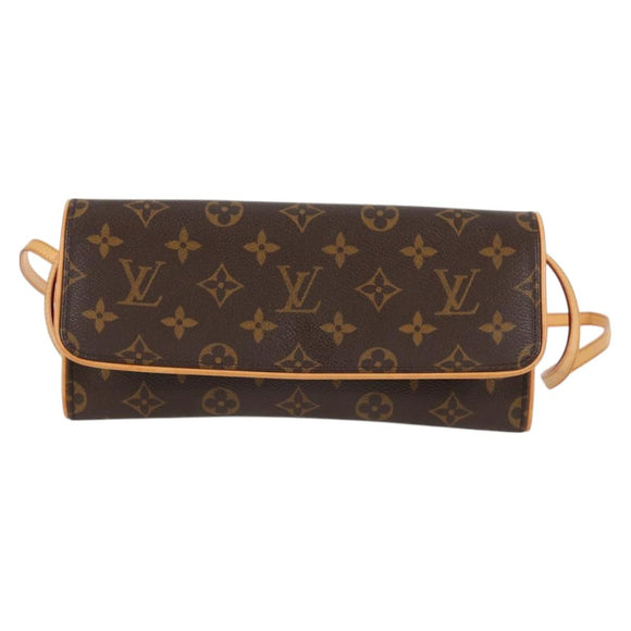 LOUIS VUITTON Monogram Pochette Twin GM Shoulder Bag M51852 LV Auth 127965V