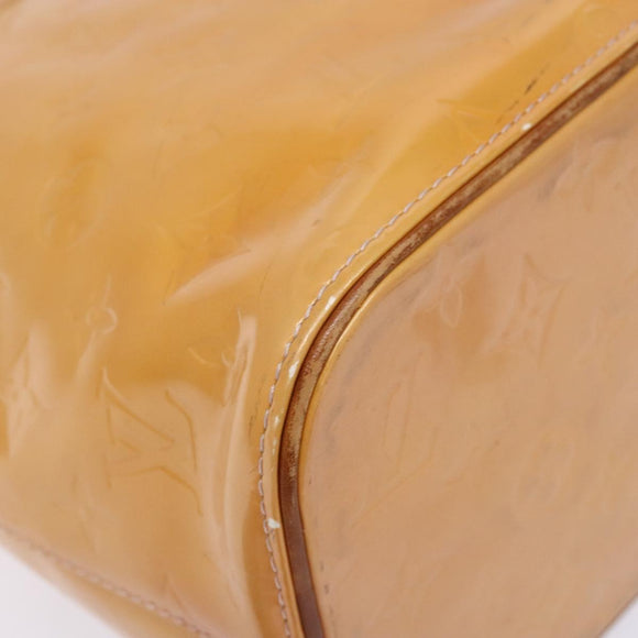 LOUIS VUITTON Monogram Vernis Houston Bag Marshmallow Pink M91302 LV Auth 127969