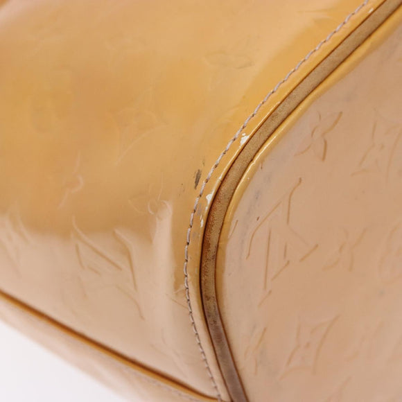 LOUIS VUITTON Monogram Vernis Houston Bag Marshmallow Pink M91302 LV Auth 127969