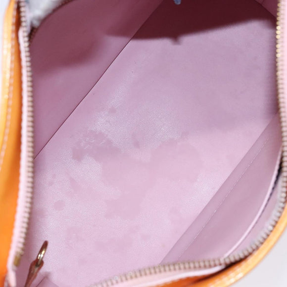 LOUIS VUITTON Monogram Vernis Houston Bag Marshmallow Pink M91302 LV Auth 127969