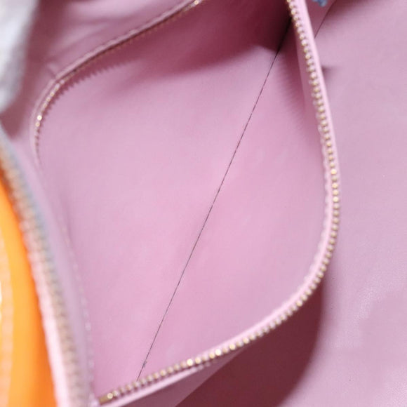 LOUIS VUITTON Monogram Vernis Houston Bag Marshmallow Pink M91302 LV Auth 127969