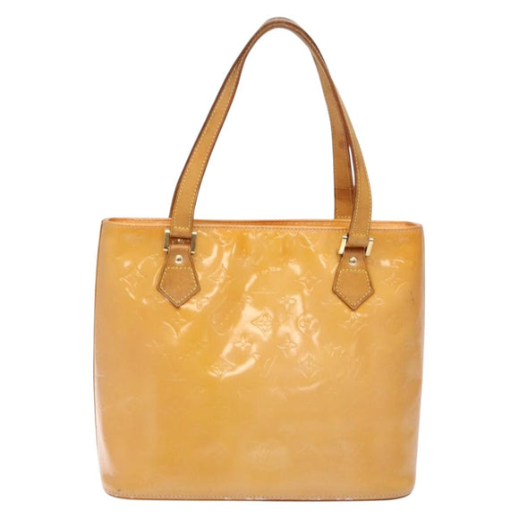 LOUIS VUITTON Monogram Vernis Houston Bag Marshmallow Pink M91302 LV Auth 127969