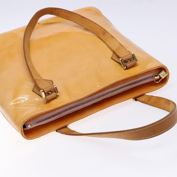 LOUIS VUITTON Monogram Vernis Houston Bag Marshmallow Pink M91302 LV Auth 127969