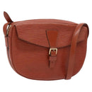 LOUIS VUITTON Epi Jeune FilleMM Shoulder Bag Brown M52153 LV Auth 127970-1