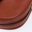 LOUIS VUITTON Epi Jeune FilleMM Shoulder Bag Brown M52153 LV Auth 127970-15