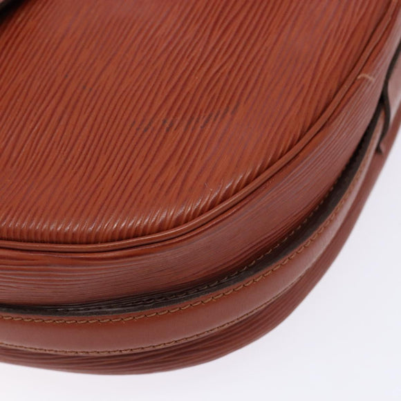 LOUIS VUITTON Epi Jeune FilleMM Shoulder Bag Brown M52153 LV Auth 127970