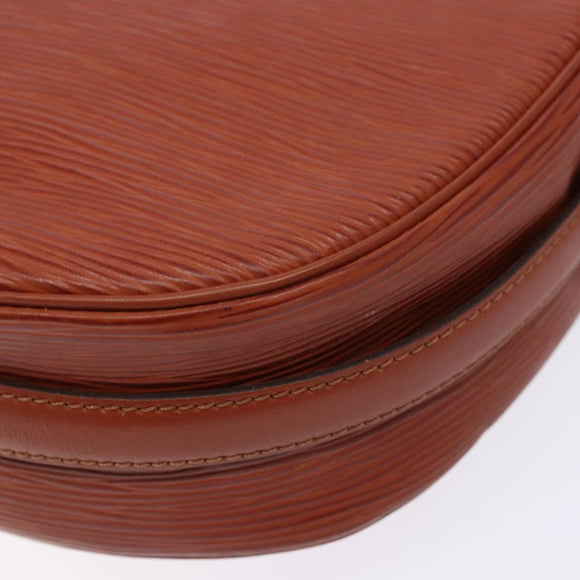 LOUIS VUITTON Epi Jeune FilleMM Shoulder Bag Brown M52153 LV Auth 127970