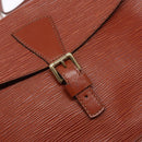 LOUIS VUITTON Epi Jeune FilleMM Shoulder Bag Brown M52153 LV Auth 127970-18