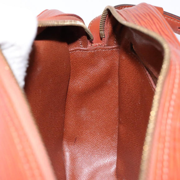 LOUIS VUITTON Epi Jeune FilleMM Shoulder Bag Brown M52153 LV Auth 127970