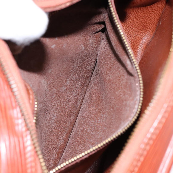 LOUIS VUITTON Epi Jeune FilleMM Shoulder Bag Brown M52153 LV Auth 127970