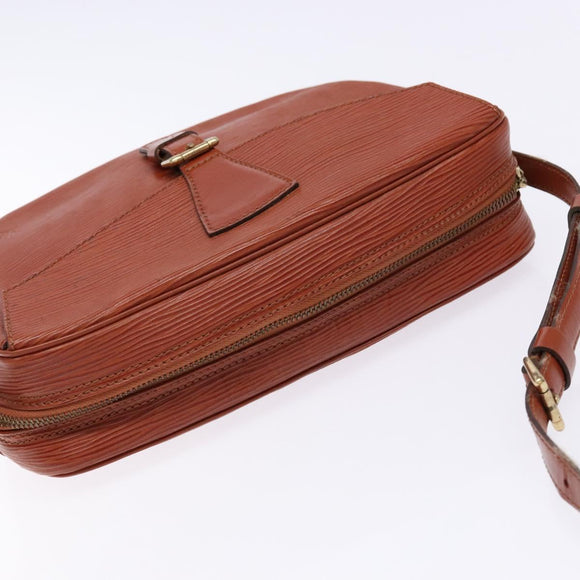 LOUIS VUITTON Epi Jeune FilleMM Shoulder Bag Brown M52153 LV Auth 127970