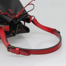 LOUIS VUITTON Epi Noe Shoulder Bag Bicolor Black Red M44017 LV Auth 127971-7