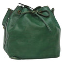 LOUIS VUITTON Epi Petit Noe Shoulder Bag Green M44104 LV Auth 127973-1