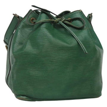 LOUIS VUITTON Epi Petit Noe Shoulder Bag Green M44104 LV Auth 127973