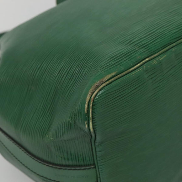 LOUIS VUITTON Epi Petit Noe Shoulder Bag Green M44104 LV Auth 127973
