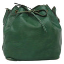 LOUIS VUITTON Epi Petit Noe Shoulder Bag Green M44104 LV Auth 127973-13