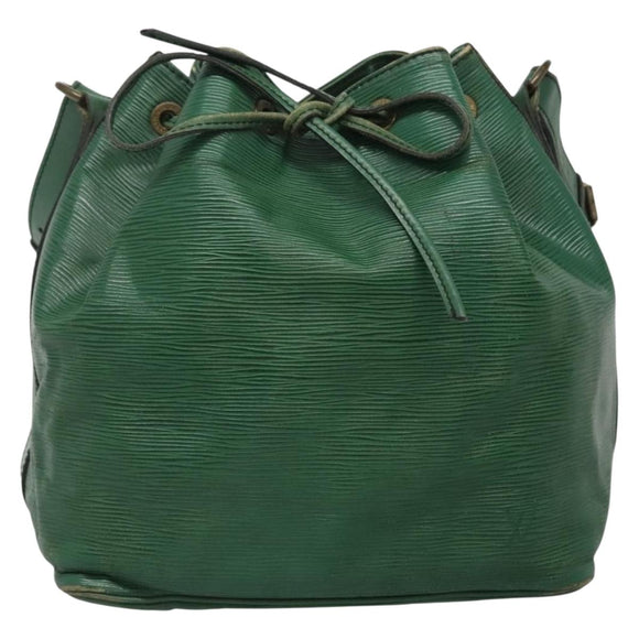 LOUIS VUITTON Epi Petit Noe Shoulder Bag Green M44104 LV Auth 127973