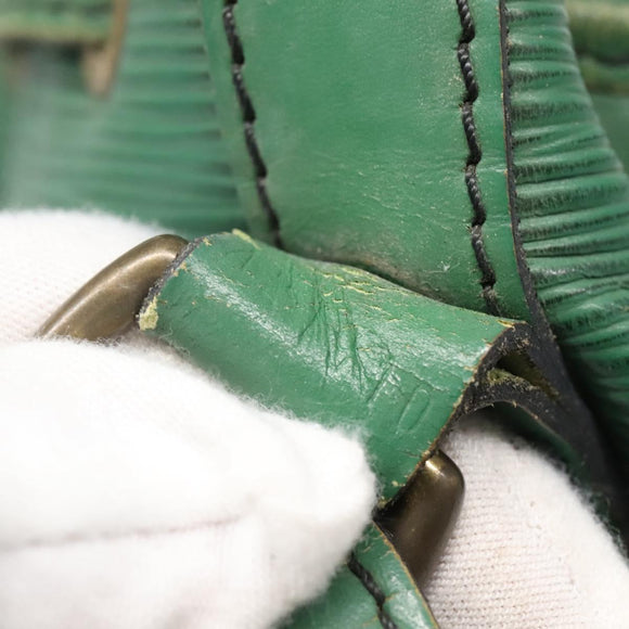 LOUIS VUITTON Epi Petit Noe Shoulder Bag Green M44104 LV Auth 127973