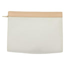 LOEWE Pouch Leather White Auth 127975-2