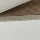 LOEWE Pouch Leather White Auth 127975-5