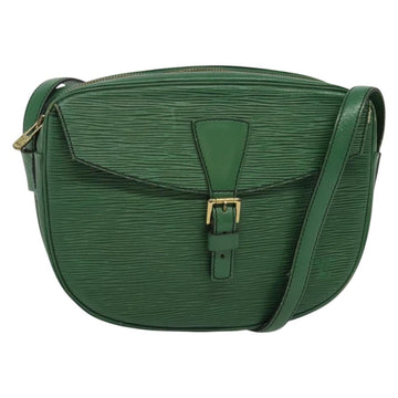 LOUIS VUITTON Epi Jeune Fille MM Shoulder Bag Green M52154 LV Auth 127978
