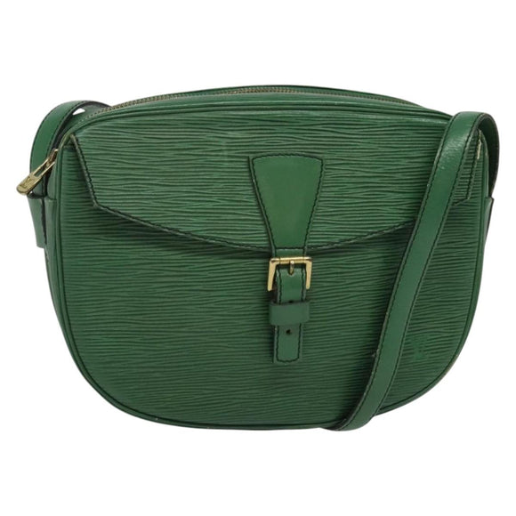 LOUIS VUITTON Epi Jeune Fille MM Shoulder Bag Green M52154 LV Auth 127978