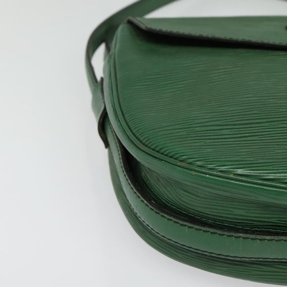 LOUIS VUITTON Epi Jeune Fille MM Shoulder Bag Green M52154 LV Auth 127978