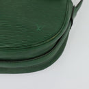 LOUIS VUITTON Epi Jeune Fille MM Shoulder Bag Green M52154 LV Auth 127978-16