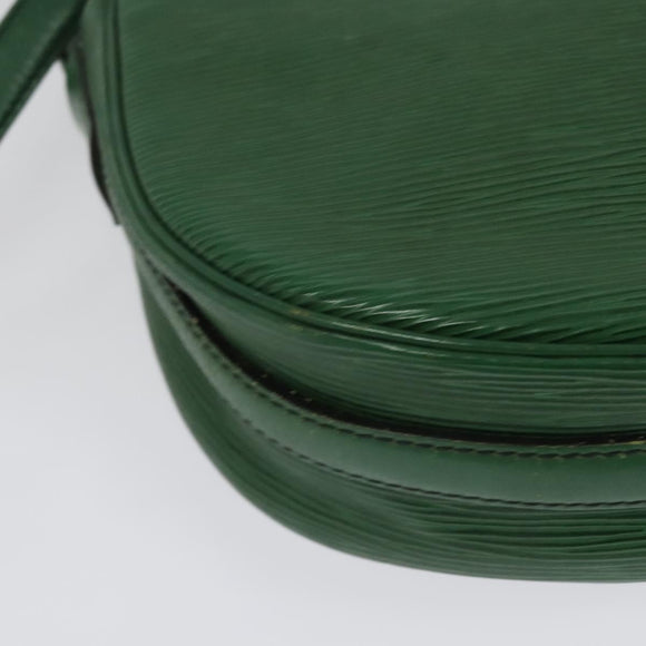 LOUIS VUITTON Epi Jeune Fille MM Shoulder Bag Green M52154 LV Auth 127978