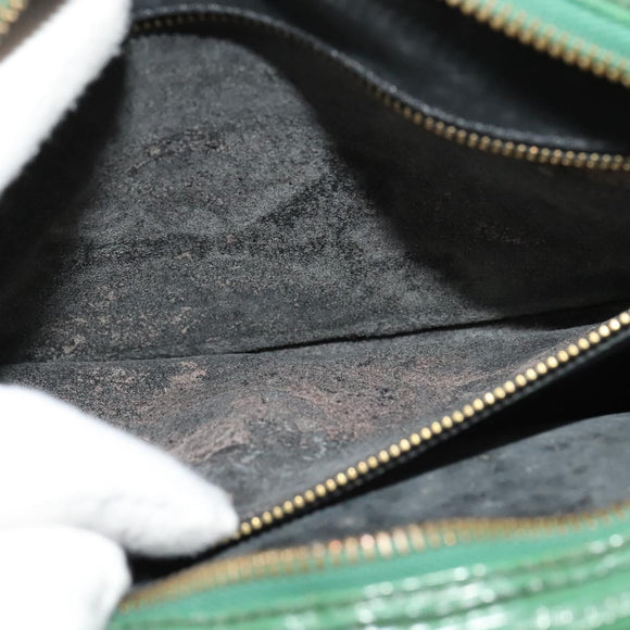 LOUIS VUITTON Epi Jeune Fille MM Shoulder Bag Green M52154 LV Auth 127978