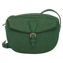 LOUIS VUITTON Epi Jeune Fille MM Shoulder Bag Green M52154 LV Auth 127978-13